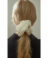 IVORY SCRUNCHIE